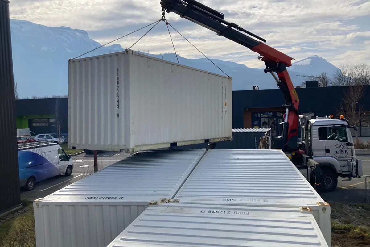 Container de chantier en Haute-Savoie