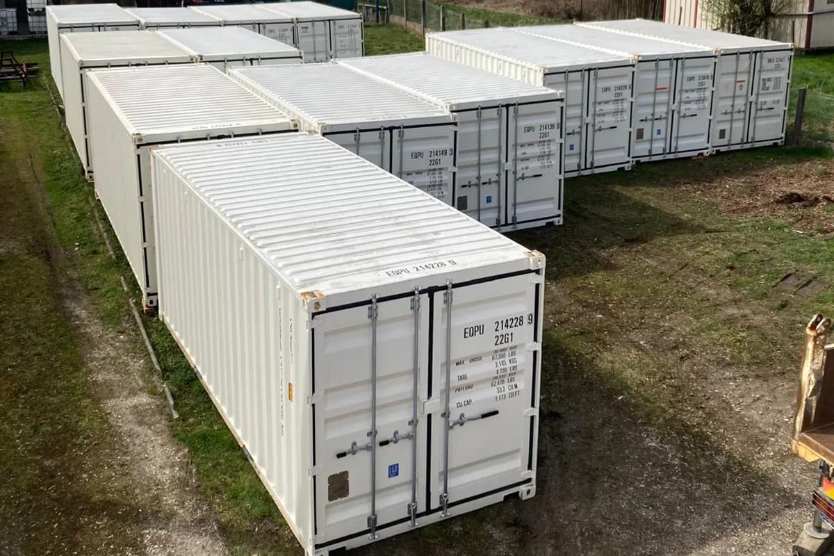 Livraison container neuf en Haute-Savoie